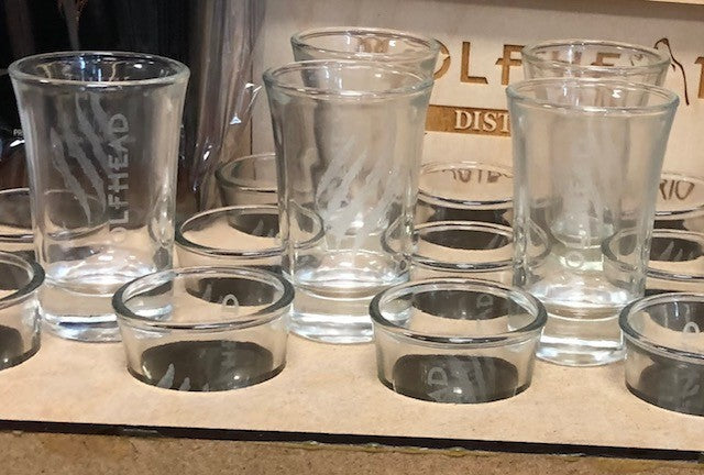 Wolfhead Shot Glass