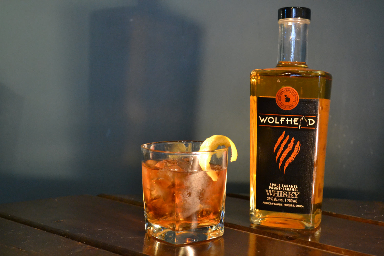Wolfhead Apple Caramel Whisky Fireside Old Fashioned