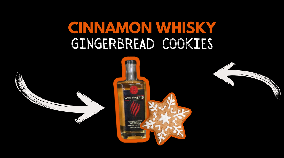 The Best Gingerbread Cookies made with Cinnamon Whisky
