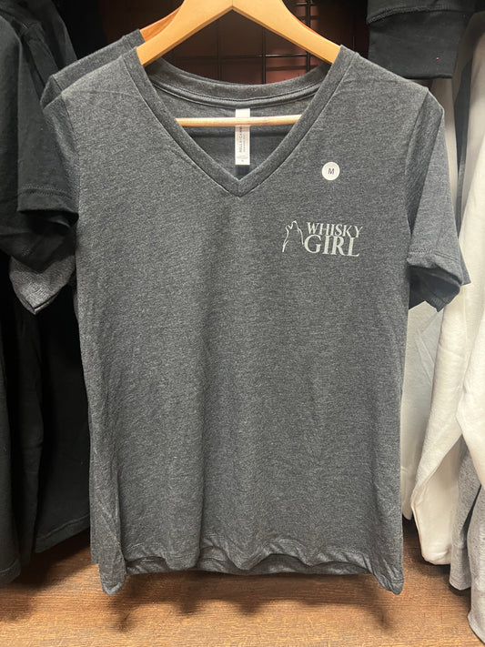 Whisky Girl V-Neck Tee