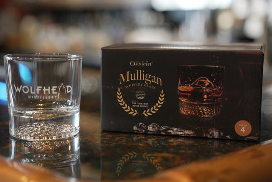 Wolfhead Mulligan 4-Piece Whisky Glass Set
