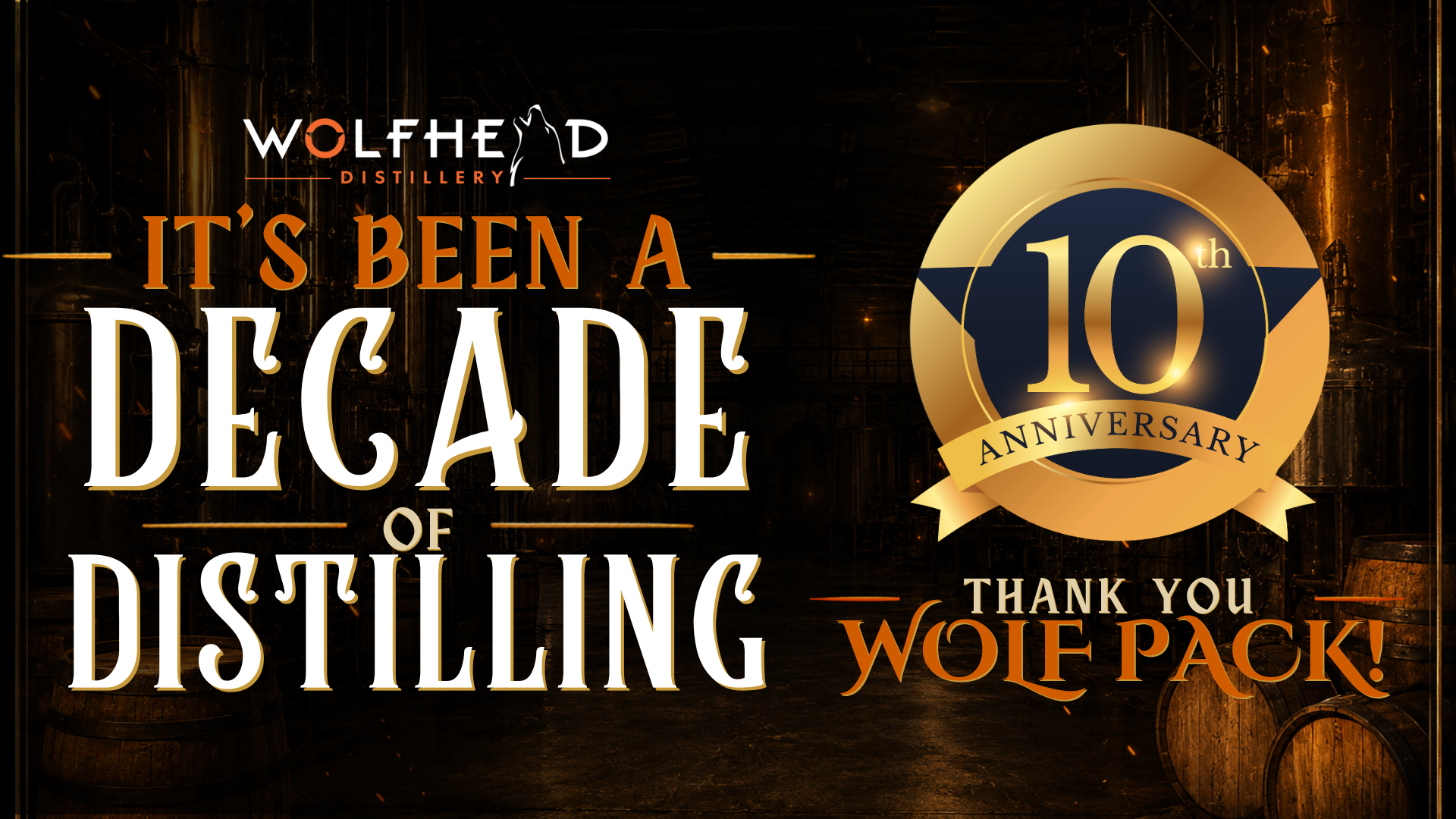 Load video: Wolfhead - A Decade of Distilling Staff Video