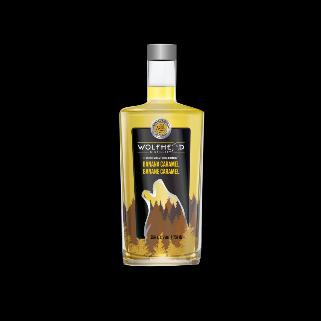 Wolfhead Banana Caramel Vodka