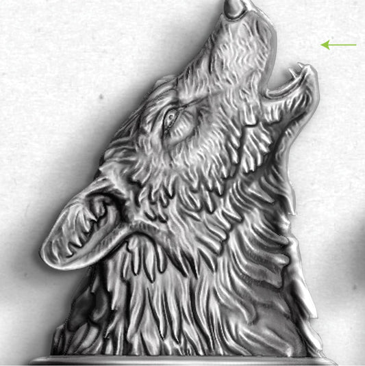 Limited Edition Wolfhead Bottle Pourer